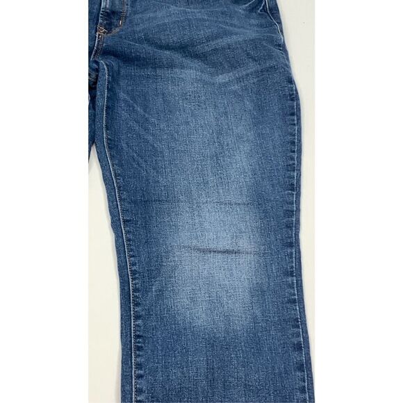 Old Navy Women's Denim Five Pocket Mid-Rise Original Straight Jeans Blue Size 16 - Picture 2 of 9